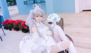 洛天依的婚纱