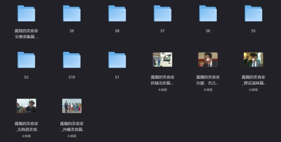 【日剧】孤独的美食家 孤獨的美食家.S01至S10+番外.全粤语中字【共59G】松重丰【夸克】